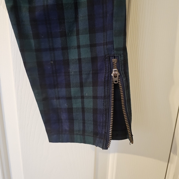Vineyard Vines Blue & Green Tartan Plaid Skinny Jeans/Pants Size 6 - Picture 3 of 4